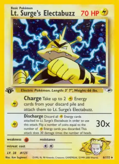 Lt. Surge's Electabuzz — Gym Heroes #6