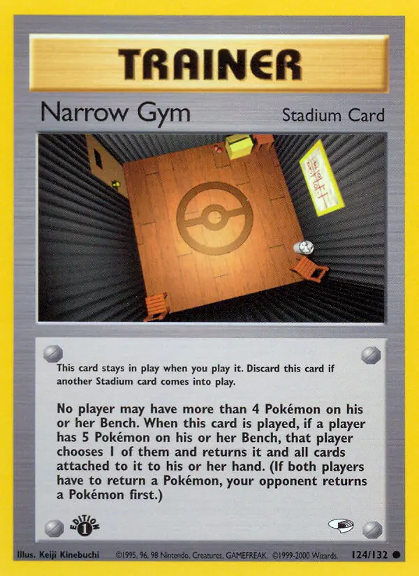 Narrow Gym 124 — Gym Heroes 124, 1st Edition finish