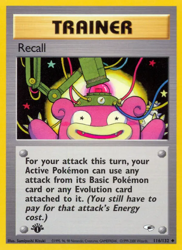 Recall 116 — Gym Heroes 116, 1st Edition finish