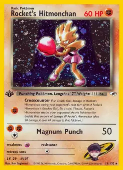 Rocket's Hitmonchan — Gym Heroes #11