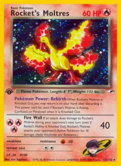 Rocket's Moltres — Gym Heroes #12