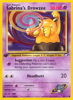 Sabrina's Drowzee — Gym Heroes #92