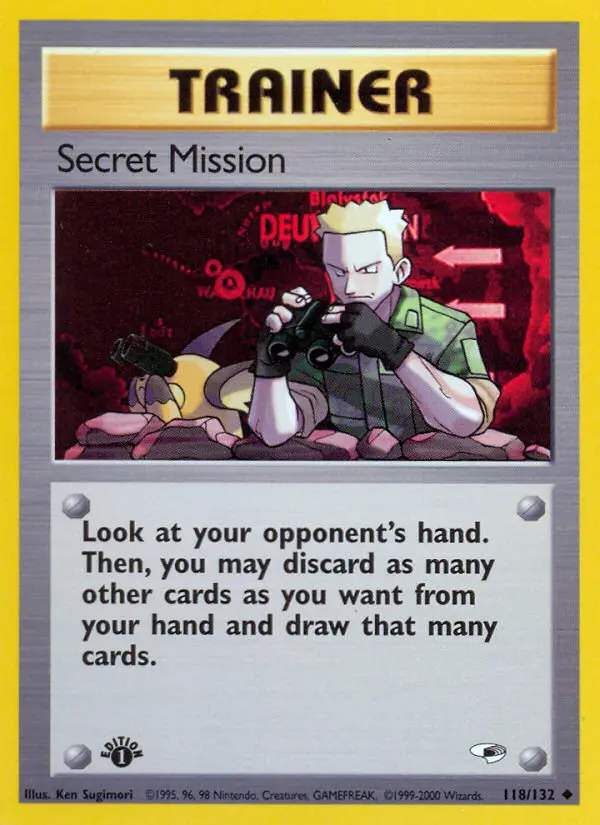 Secret Mission 118 card from Gym Heroes