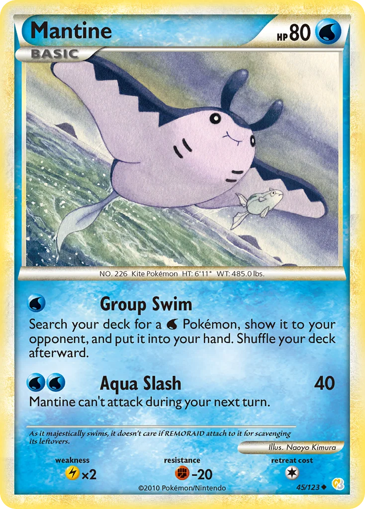 Mantine 45 — HeartGold & SoulSilver 45, Normal finish