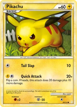 Pikachu 78 — HeartGold & SoulSilver