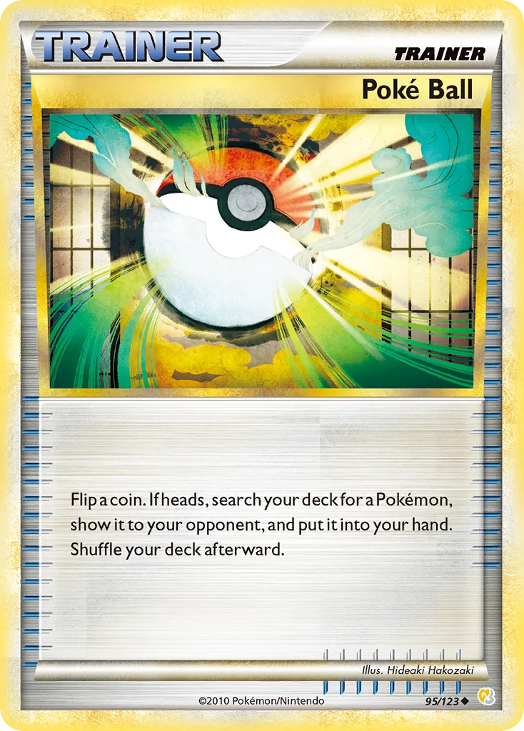 Poké Ball 95 card from HeartGold & SoulSilver