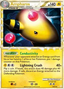 Ampharos 105 — HeartGold & SoulSilver