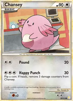 Chansey — HeartGold & SoulSilver #58