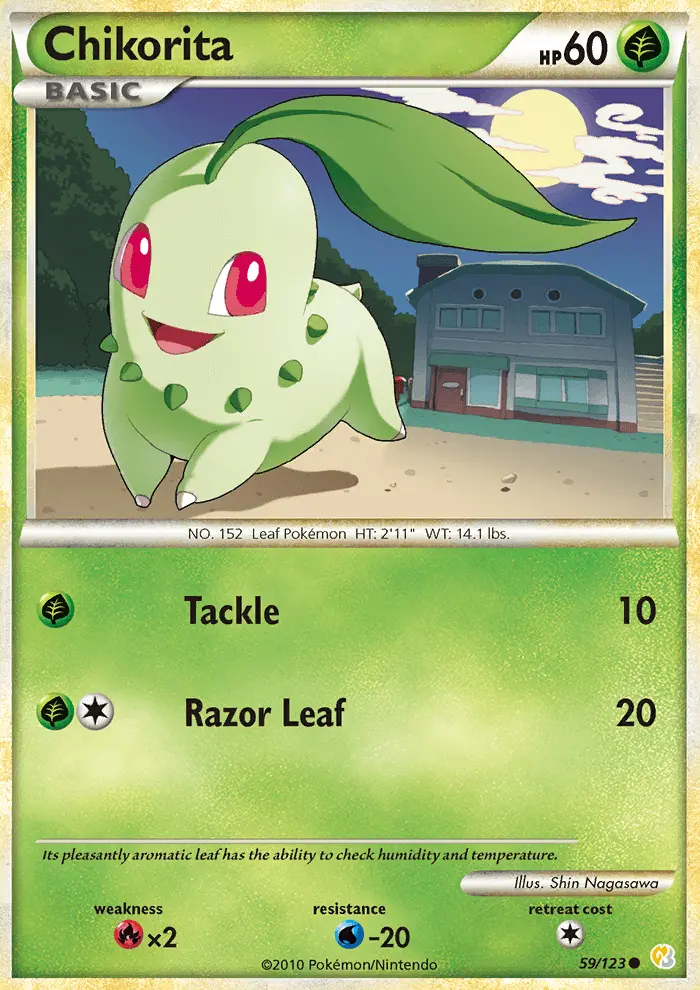 Chikorita 59 — HeartGold & SoulSilver 59, Normal finish
