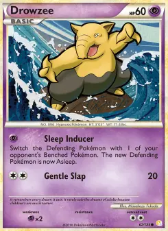 Drowzee — HeartGold & SoulSilver #62