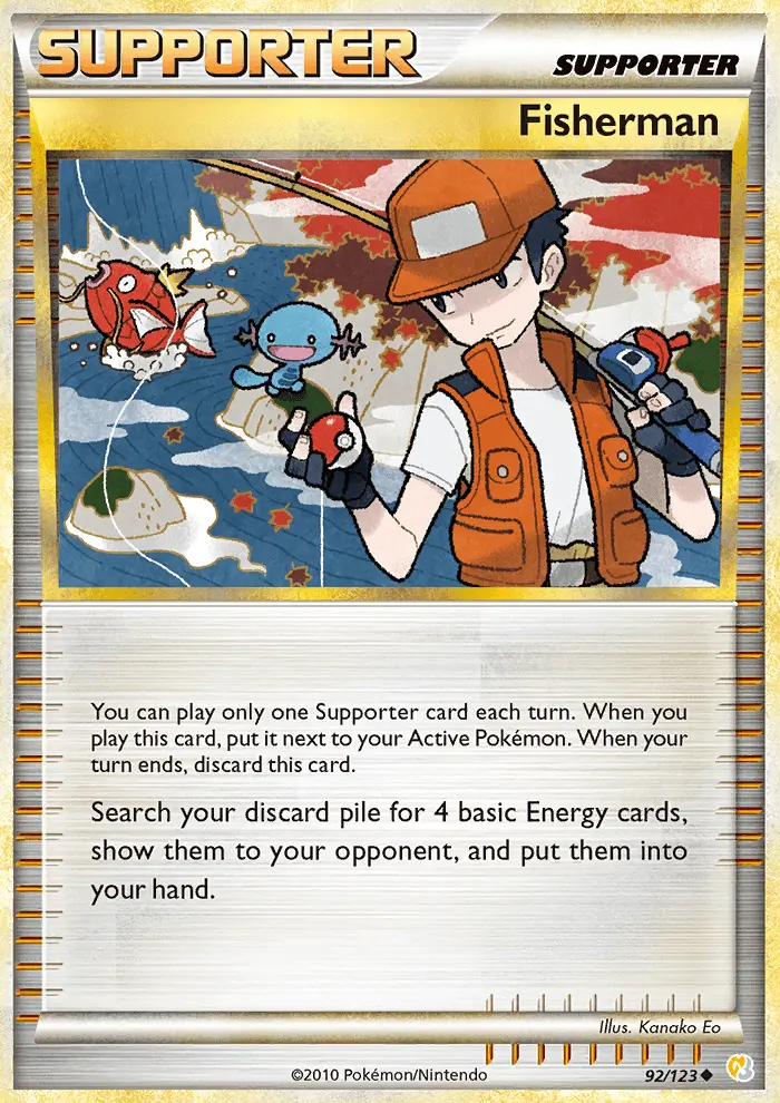 Fisherman 92 — HeartGold & SoulSilver 92, Normal finish