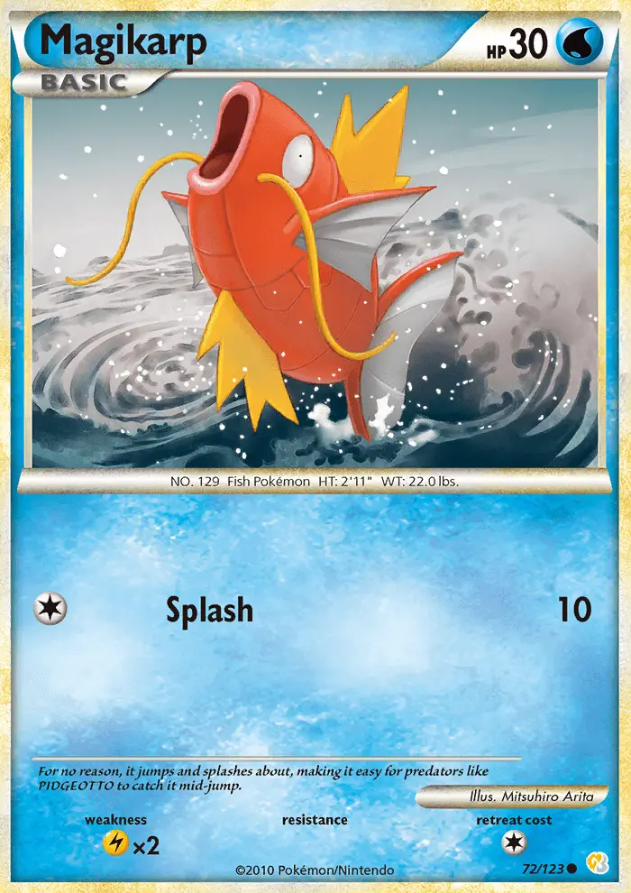 Magikarp 72 — HeartGold & SoulSilver 72, Normal finish