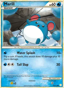Marill — HeartGold & SoulSilver #74