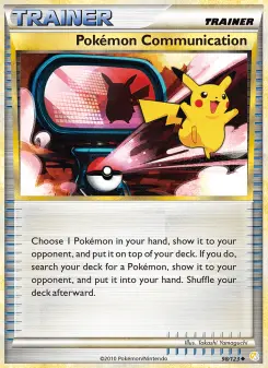 Pokémon Communication 98 — shown as an example of the Holofoil finish
