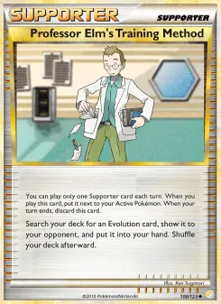 Professor Elm's Training Method 100 — shown as an example of the Reverse Holofoil finish