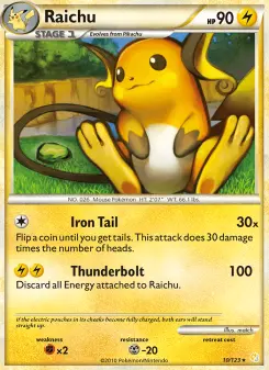 Raichu 10 — HeartGold & SoulSilver