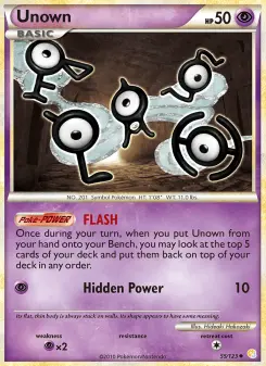 Unown 55 — HeartGold & SoulSilver