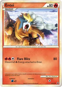 Entei — HGSS Black Star Promos #HGSS20