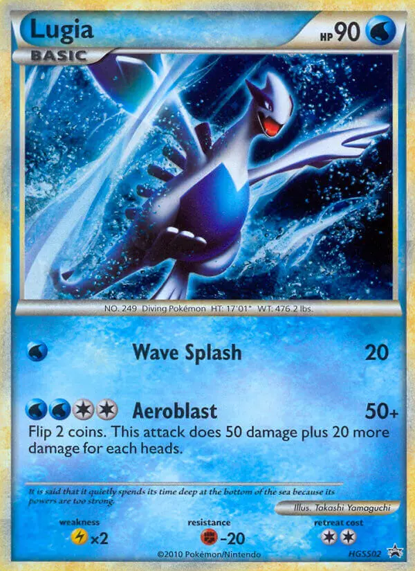 Lugia HGSS02 — HGSS Black Star Promos HGSS02, Holofoil finish