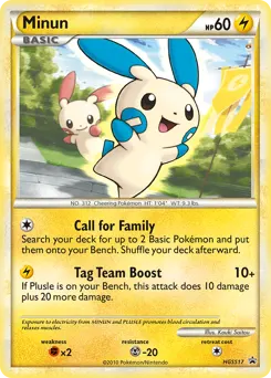 Minun HGSS17 — HGSS Black Star Promos