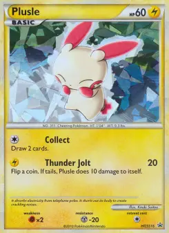 Plusle HGSS16 — HGSS Black Star Promos