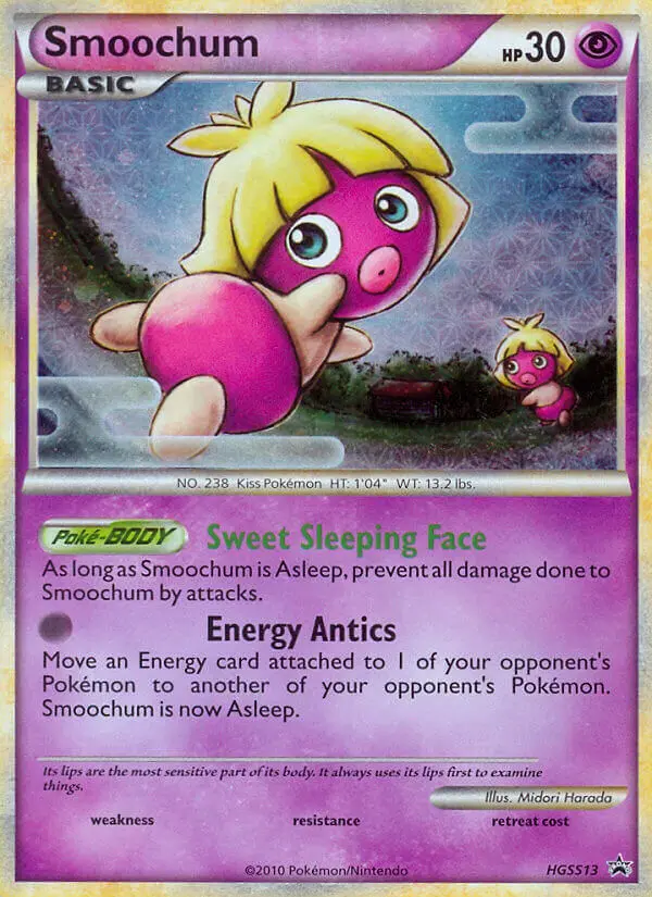 Smoochum HGSS13 — HGSS Black Star Promos HGSS13, Holofoil finish