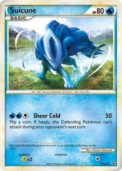 Suicune HGSS21 — HGSS Black Star Promos