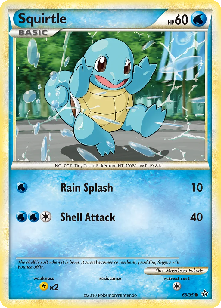 Squirtle 63 — HS—Unleashed 63, Normal finish