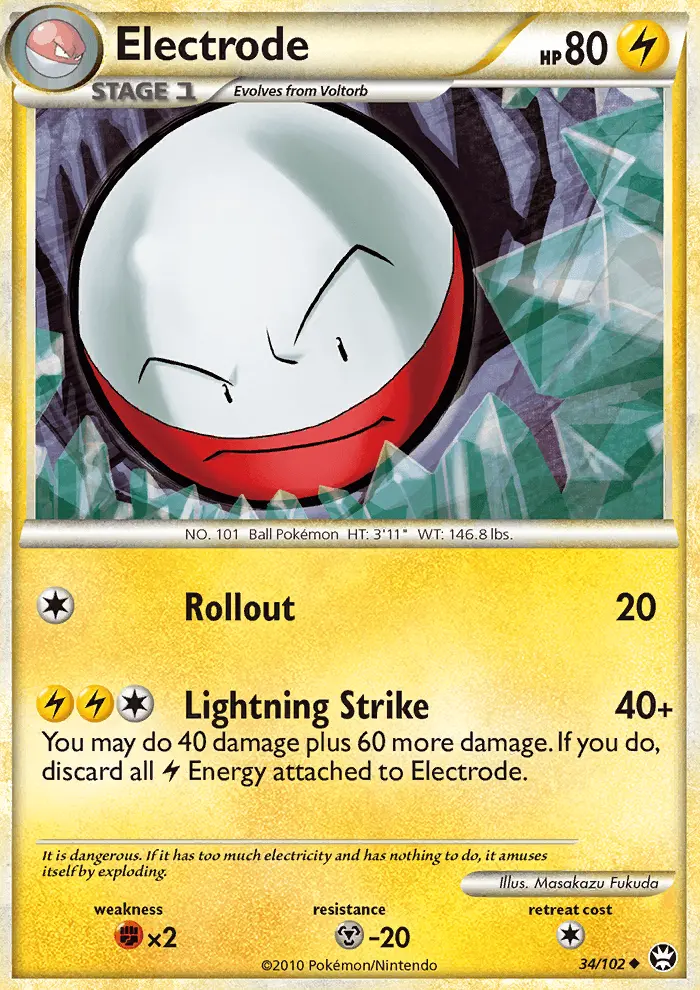 Electrode 34 card from HS—Triumphant