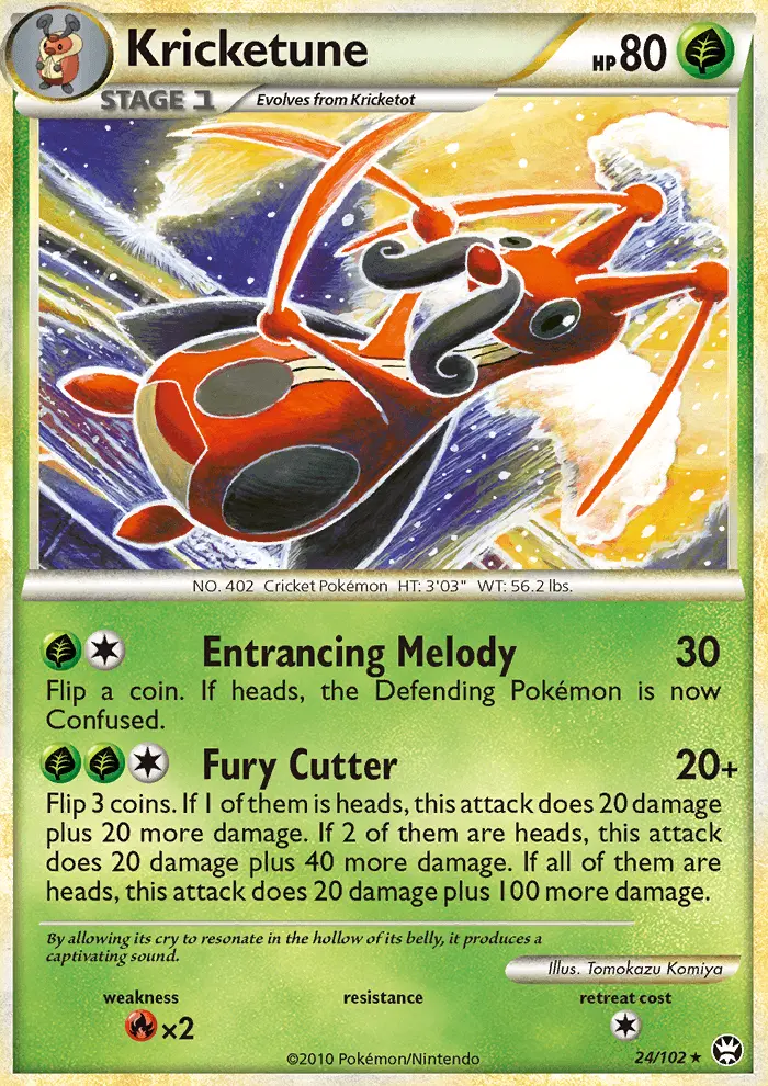 Kricketune 24 card from HS—Triumphant