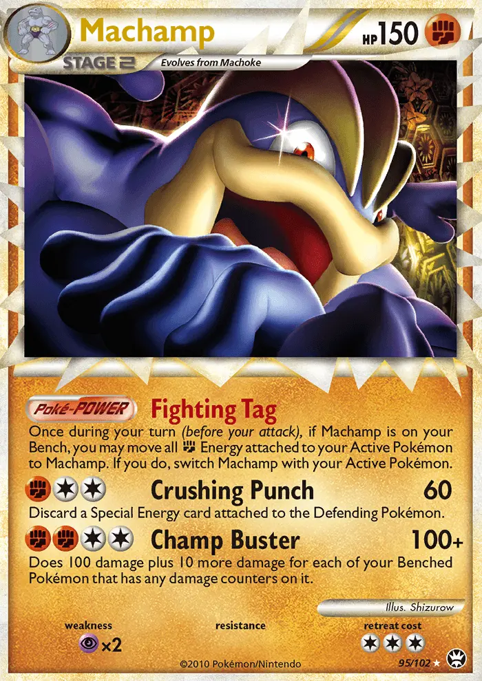 Machamp 95 card from HS—Triumphant