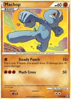 Machop — HS—Triumphant #67