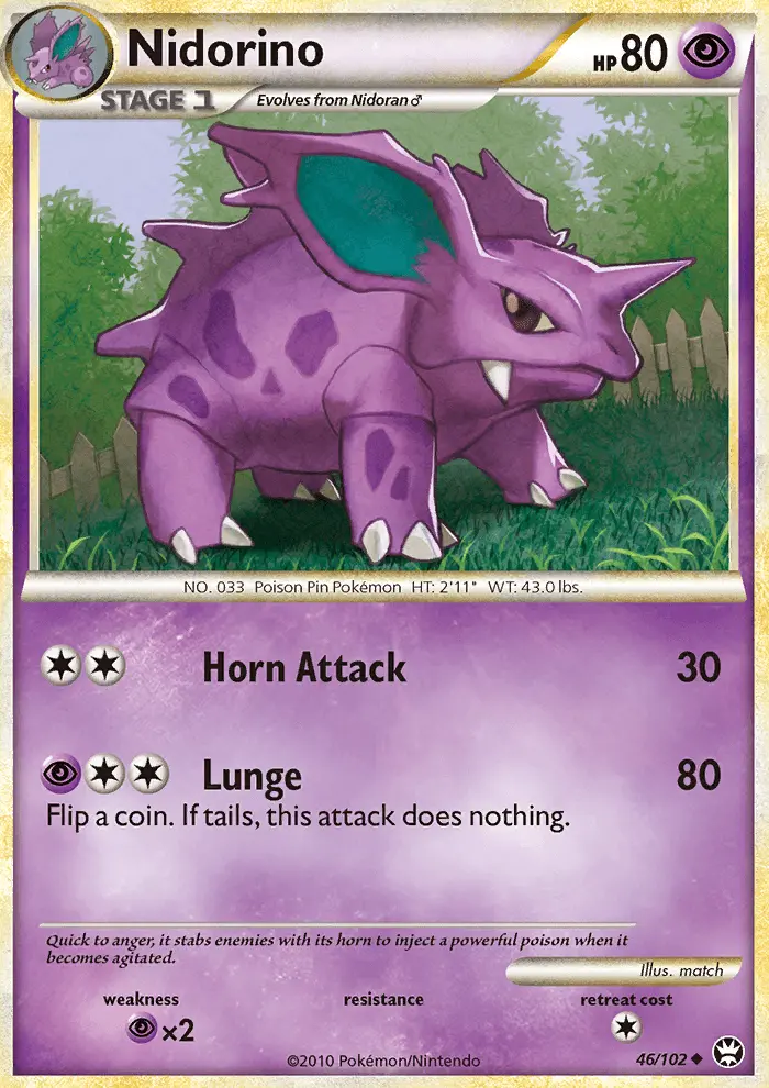 Nidorino 46 — HS—Triumphant 46, Normal finish