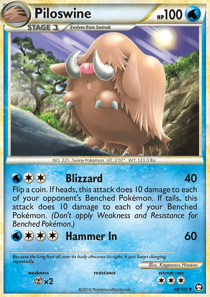 Piloswine 48 — HS—Triumphant 48, Normal finish