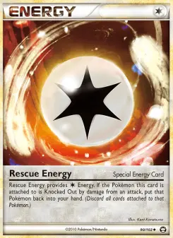 Rescue Energy 90 — shown as an example of the Reverse Holofoil finish