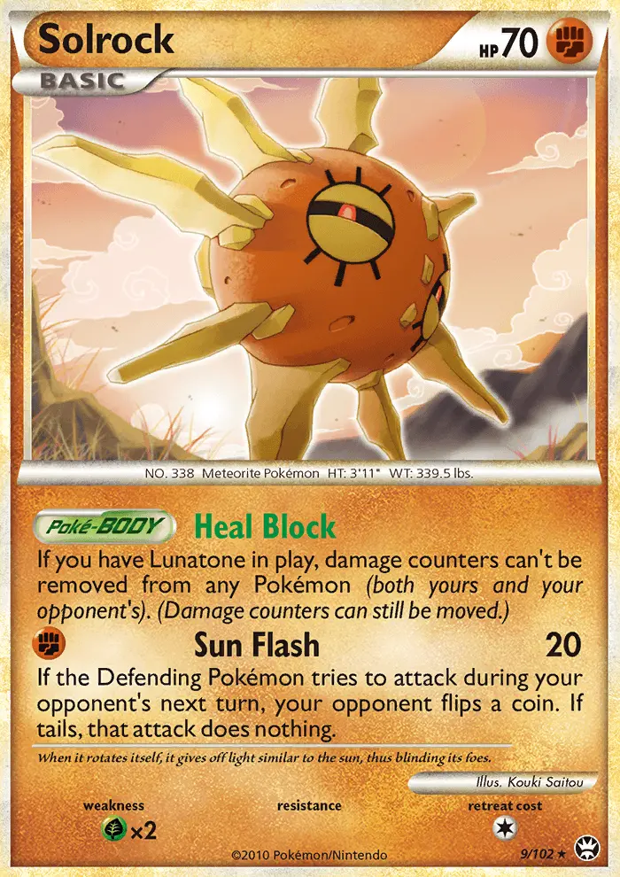 Solrock 9 card from HS—Triumphant