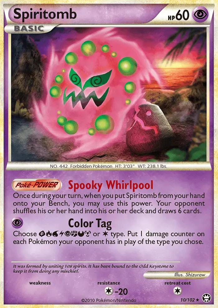 Spiritomb 10 card from HS—Triumphant