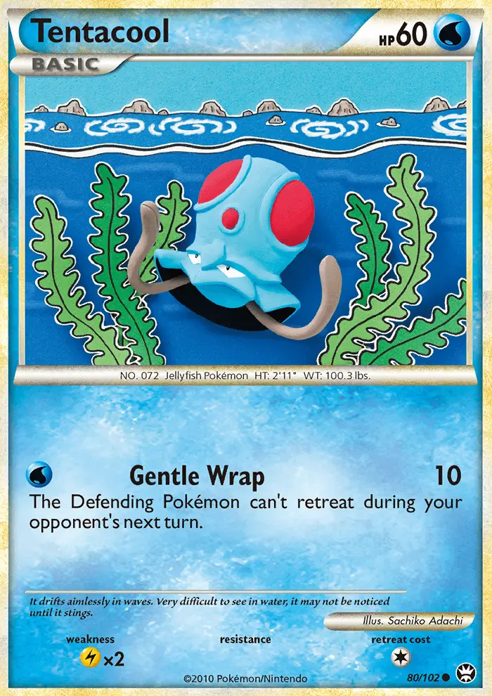 Tentacool 80 card from HS—Triumphant