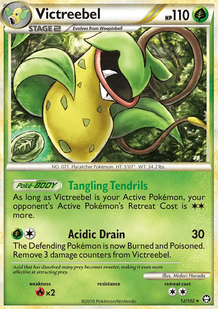 Victreebel 12 card from HS—Triumphant