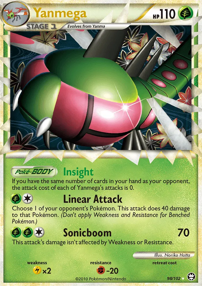 Yanmega 98 card from HS—Triumphant