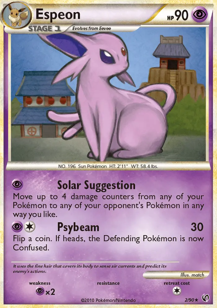 Espeon 2 card from HS—Undaunted
