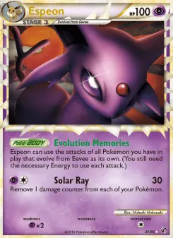 Espeon — HS—Undaunted #81