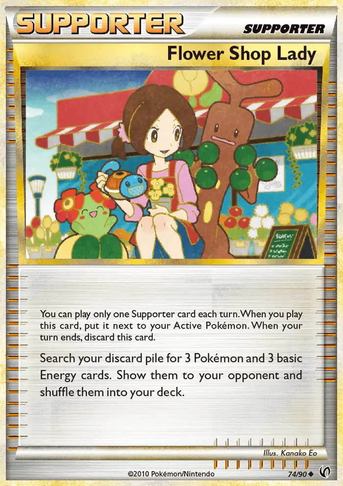 Flower Shop Lady 74 card from HS—Undaunted