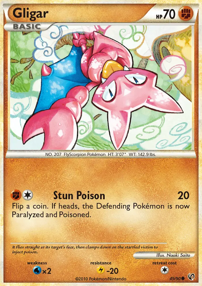 Gligar 49 card from HS—Undaunted