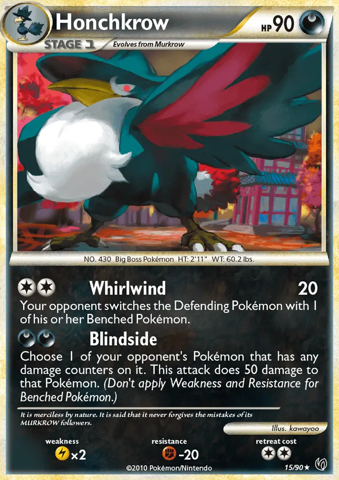 Honchkrow 15 — HS—Undaunted 15, Normal finish