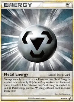 Metal Energy 80 — shown as an example of the Reverse Holofoil finish