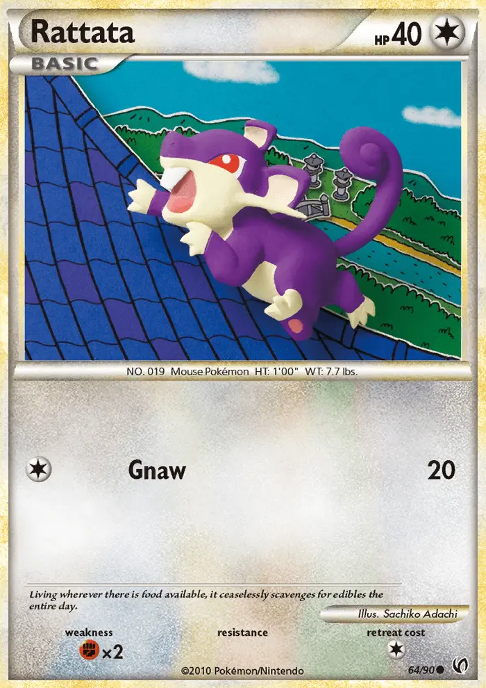Rattata 64 card from HS—Undaunted