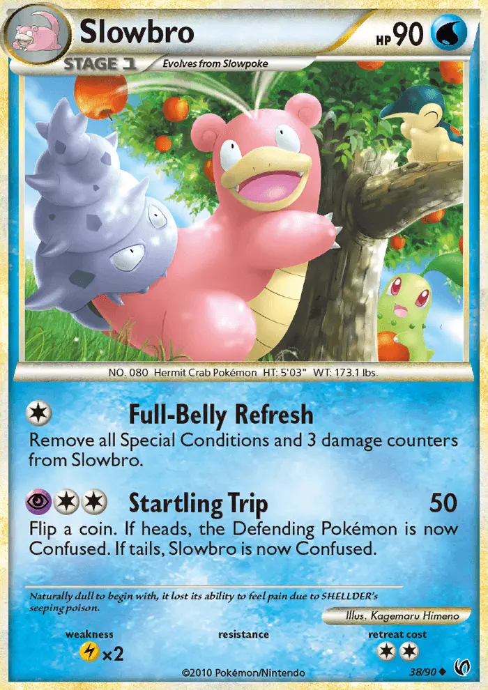 Slowbro 38 card from HS—Undaunted