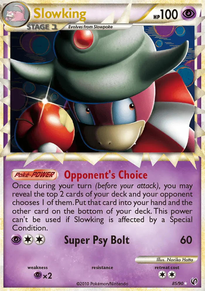 Slowking 85 — HS—Undaunted 85, Holofoil finish