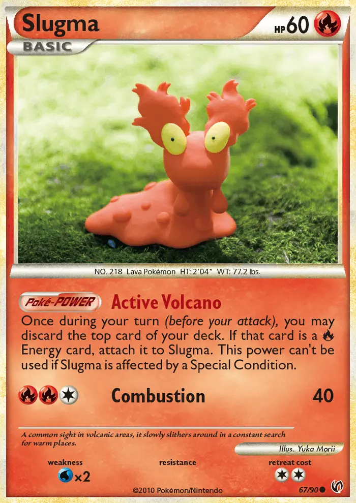Slugma 67 card from HS—Undaunted
